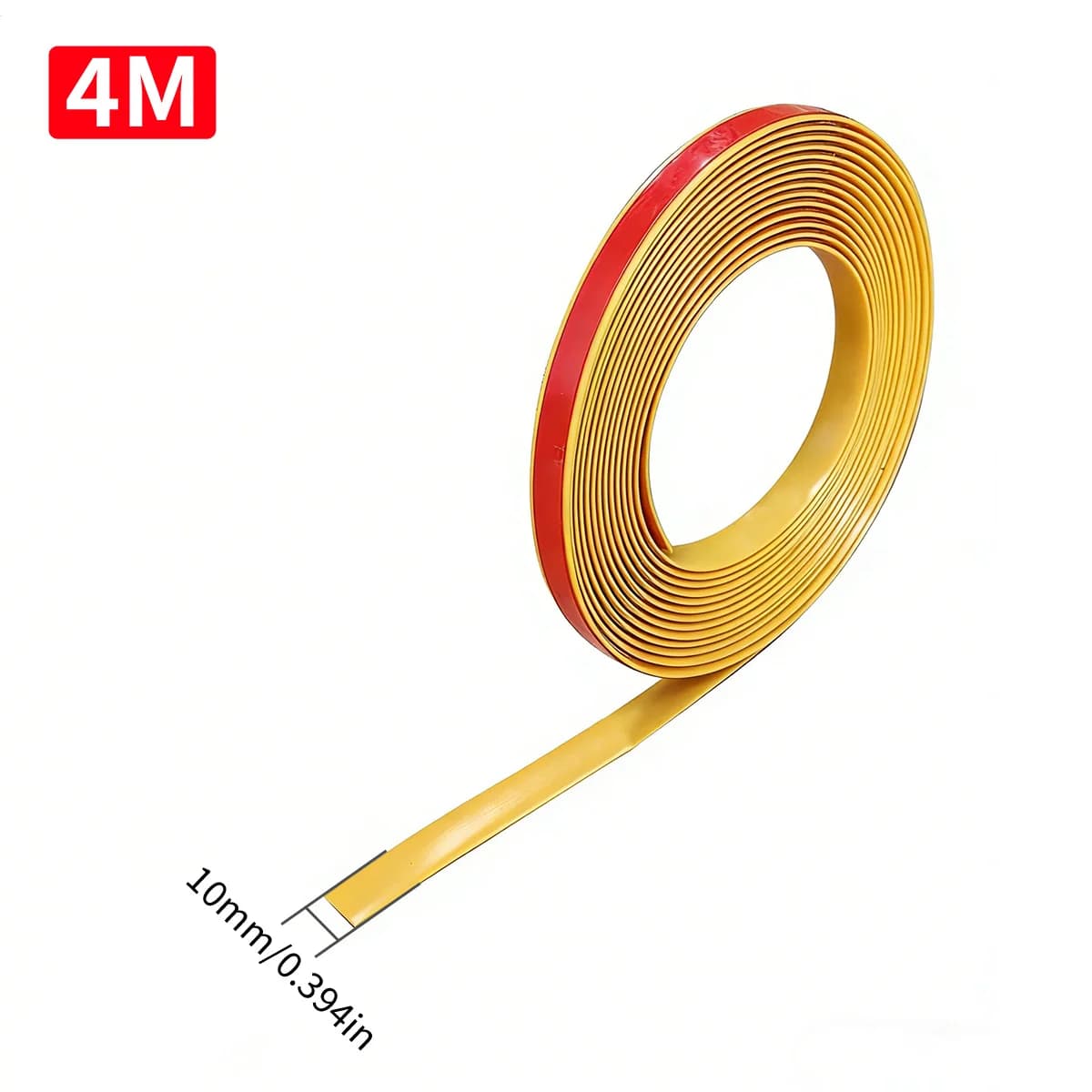 10 mm lai läbipaistev laastukaitseriba, 4/8 m rull