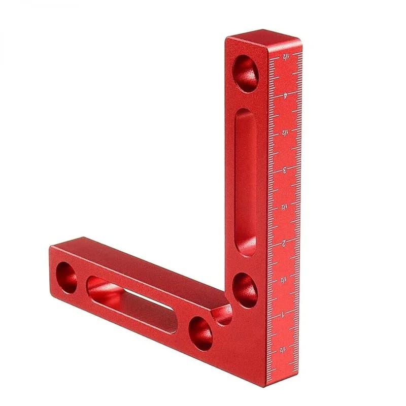 2-pack alumiiniumist 90-kraadine paigutussquare-klamber