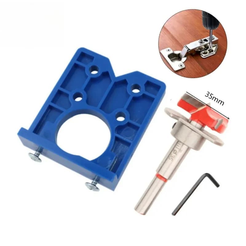 35mm peidetud hinge puurimisjuhtkivi koos teraga