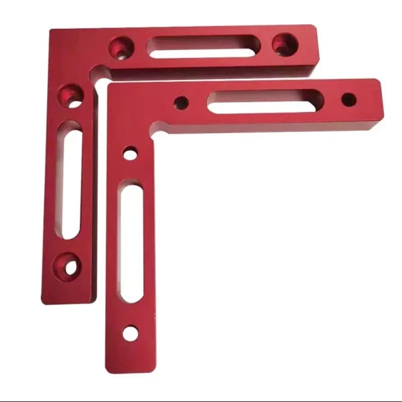 2-pack alumiiniumist 90-kraadine paigutussquare-klamber