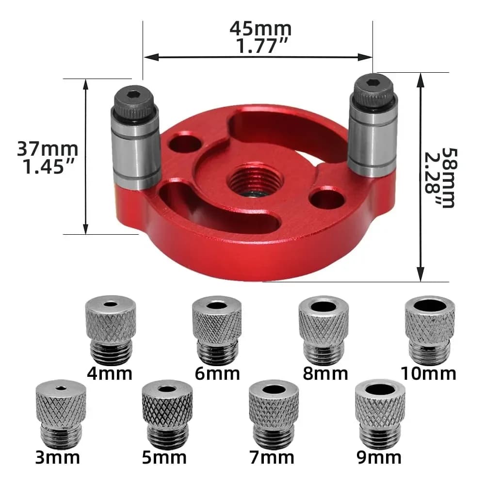 3-10mm vertikaalne isekeskendumine naelalehtri juht
