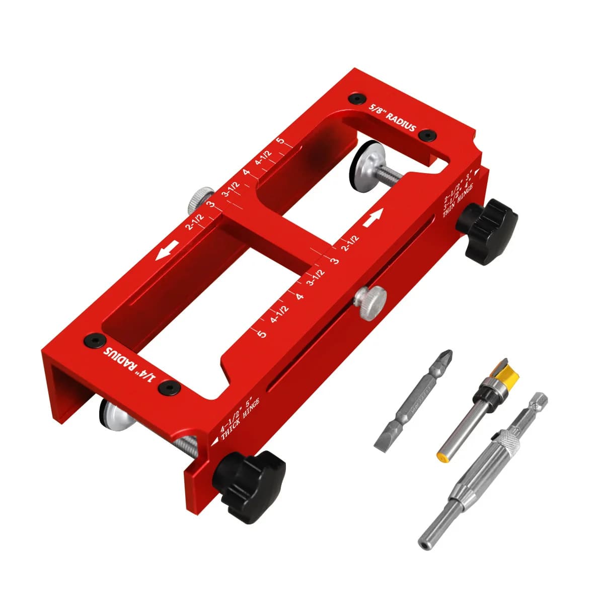 2-in-1 hinged puurimise juhtmoodul ja positsioneerija